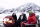 parkeringsplass for campingbiler, vatn og fjell